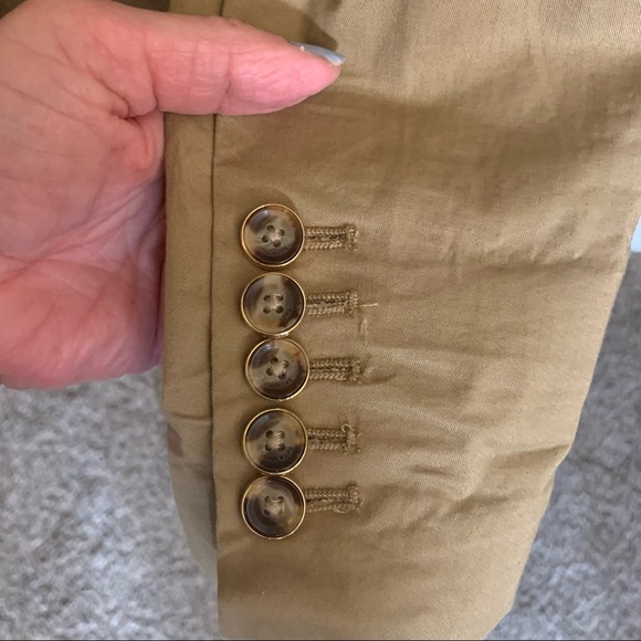 Michael Kors khaki utility jacket size 2 - Picture 7 of 9